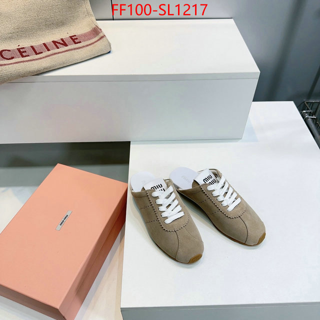 Women Shoes-Miu Miu designer 1:1 replica ID: SL1217 $: 100USD