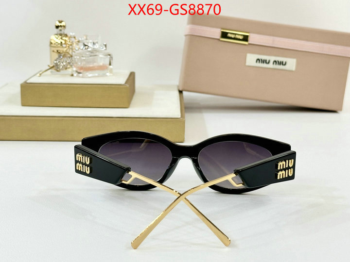 Glasses-Miu Miu best capucines replica ID: GS8870 $: 69USD