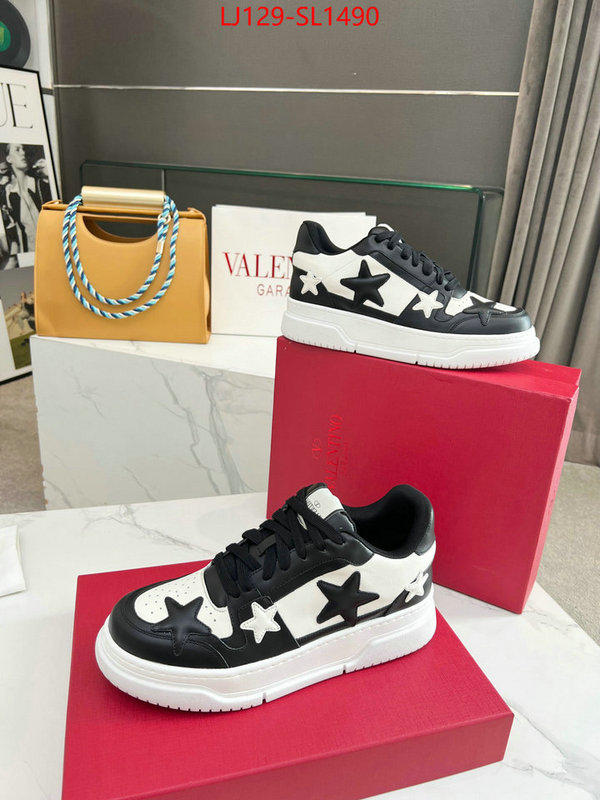 Men Shoes-Valentino mirror quality ID: SL1490 $: 129USD