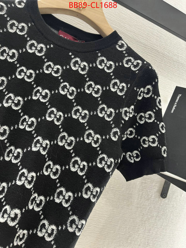 Clothing-Gucci high quality 1:1 replica ID: CL1688 $: 89USD