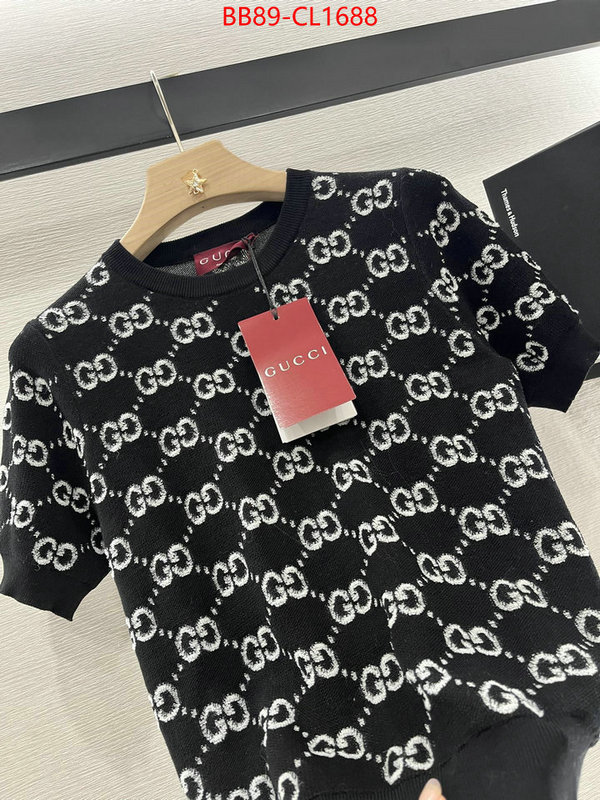 Clothing-Gucci high quality 1:1 replica ID: CL1688 $: 89USD