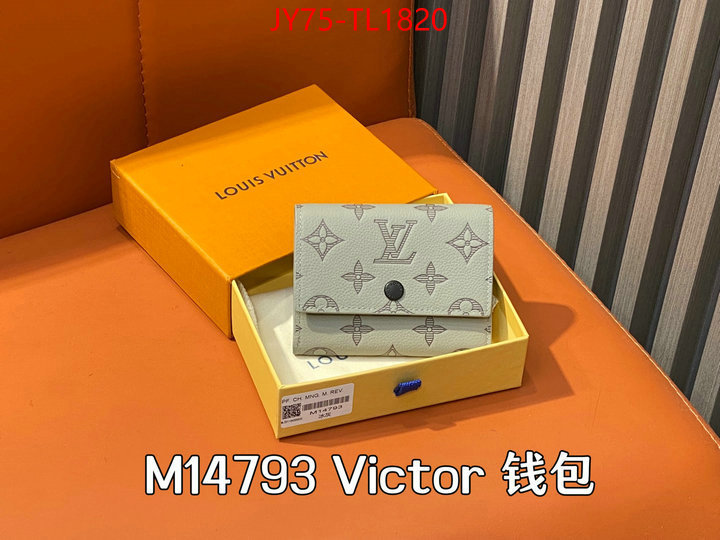 LV Bags(TOP)-Wallet hot sale ID: TL1820 $: 75USD,