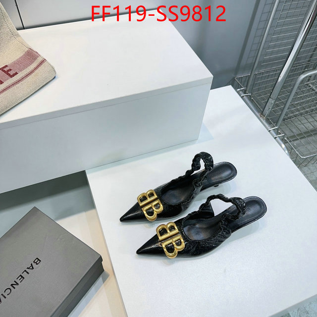Women Shoes-Balenciaga replica 1:1 high quality ID: SS9812 $: 119USD
