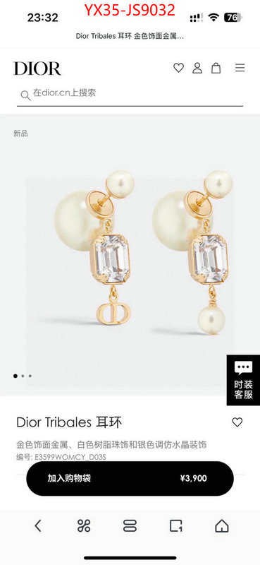 Jewelry-Dior top ID: JS9032 $: 35USD