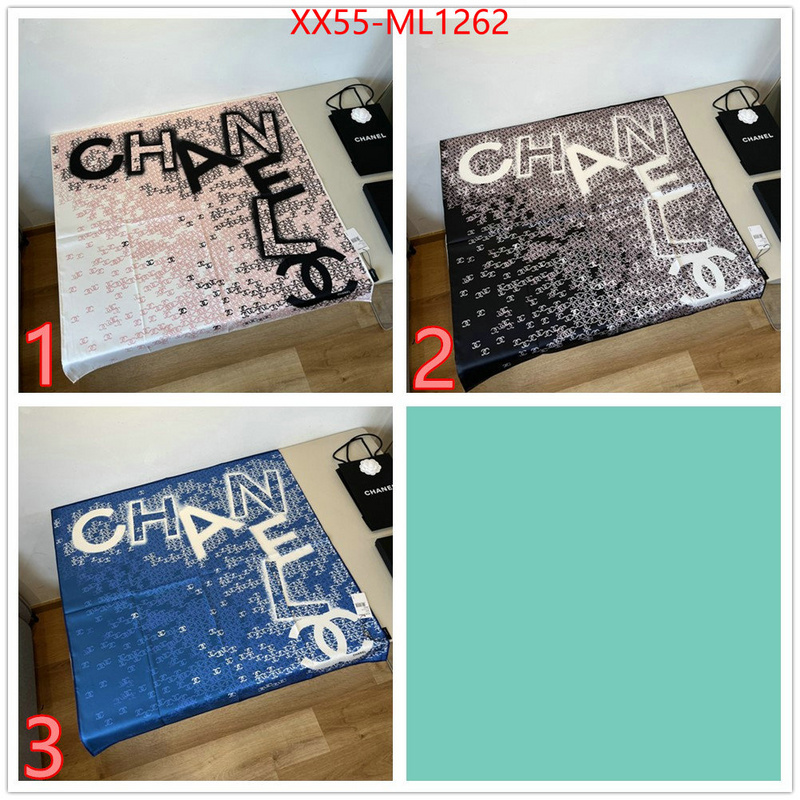 Scarf-Chanel fake cheap best online ID: ML1262 $: 55USD