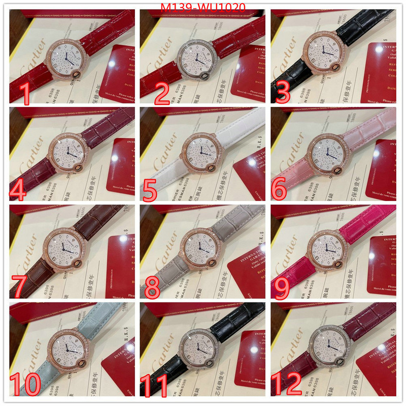 Watch(4A)-Cartier good ID: WU1020 $: 139USD