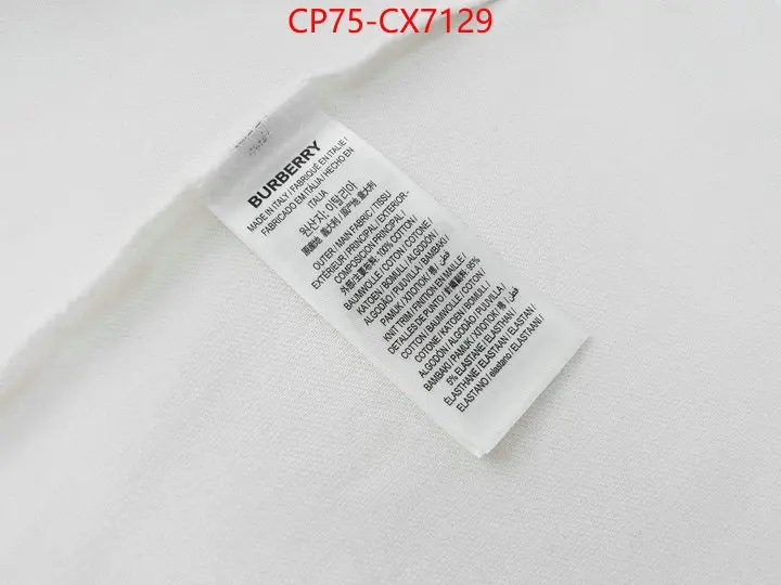 Clothing-Burberry how to buy replcia ID: CX7129 $: 75USD