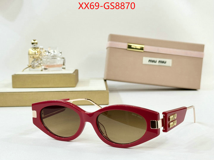 Glasses-Miu Miu best capucines replica ID: GS8870 $: 69USD