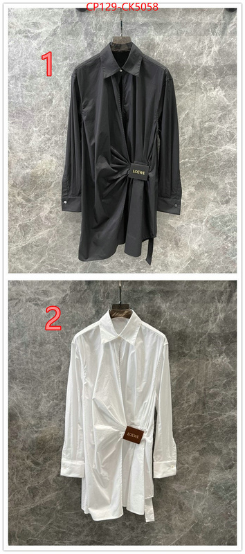 Clothing-Loewe replica aaaaa+ designer ID: CK5058 $: 129USD