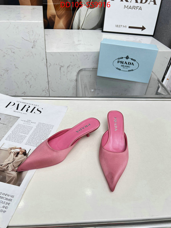 Women Shoes-Prada best fake ID: SS9916 $: 105USD