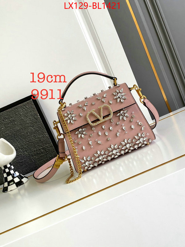 Valentino Bags(4A)-Crossbody- replica aaaaa designer ID: BL1421 $: 129USD,