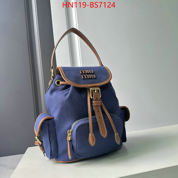 Miu Miu Bags(4A)-Backpack- buy top high quality replica ID: BS7124