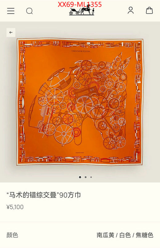 Scarf-Hermes replcia cheap from china ID: ML1355 $: 69USD