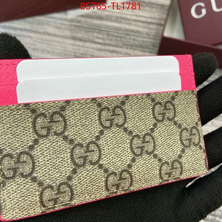 Gucci Bags(TOP)-Wallet- designer wholesale replica ID: TL1781 $: 65USD,