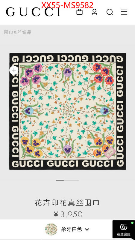 Scarf-Gucci fake designer ID: MS9582 $: 55USD
