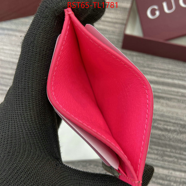 Gucci Bags(TOP)-Wallet- designer wholesale replica ID: TL1781 $: 65USD,