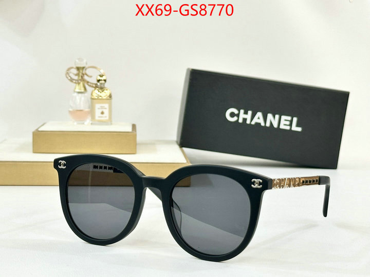 Glasses-Chanel designer fake ID: GS8770 $: 69USD