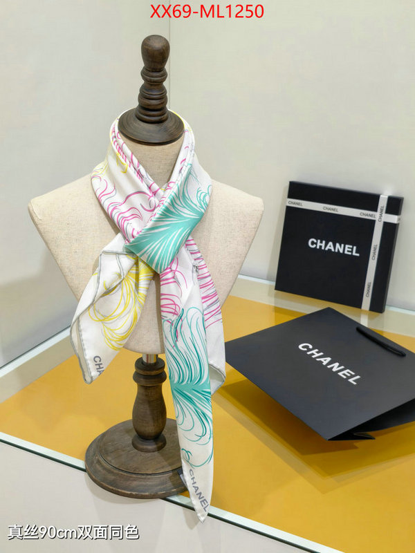 Scarf-Chanel fake high quality ID: ML1250 $: 69USD