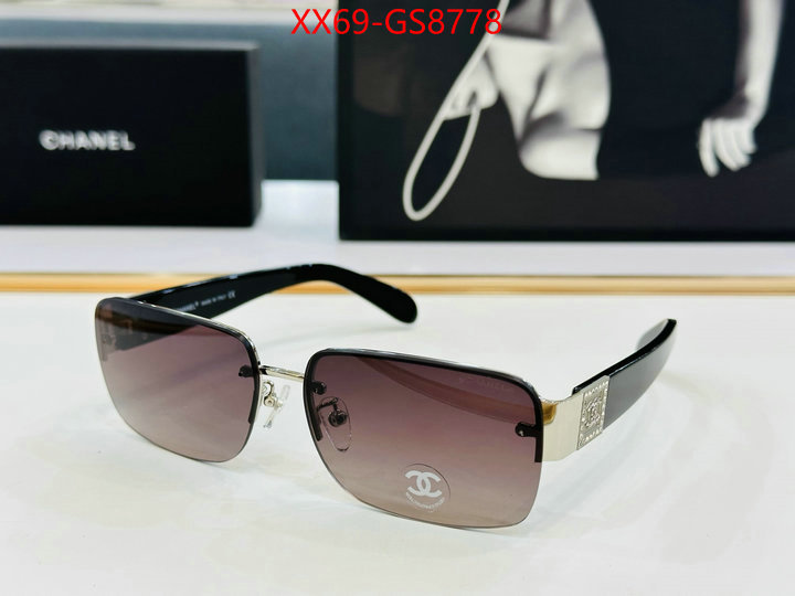 Glasses-Chanel buy best high-quality ID: GS8778 $: 69USD