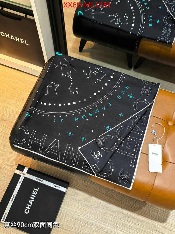 Scarf-Chanel shop now ID: ML1251 $: 69USD