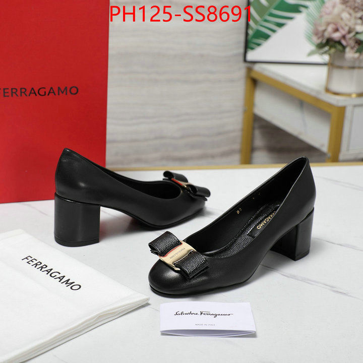 Women Shoes-Ferragamo high quality 1:1 replica ID: SS8691 $: 125USD
