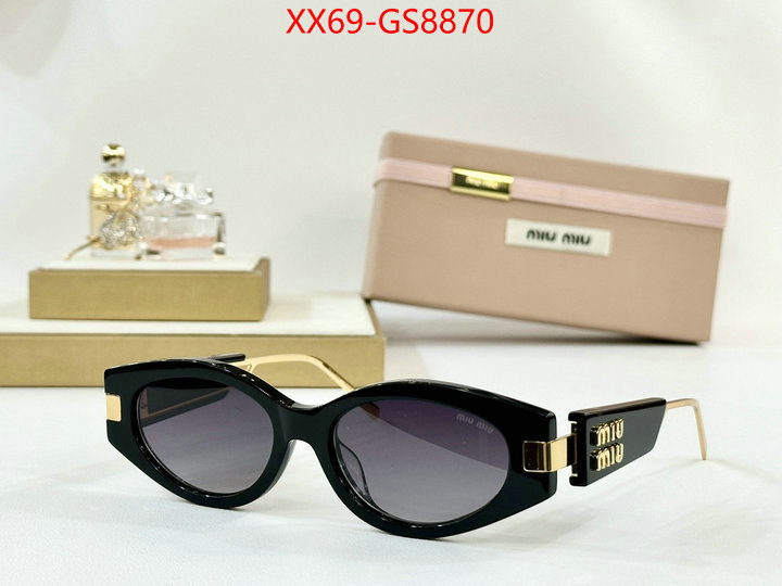 Glasses-Miu Miu best capucines replica ID: GS8870 $: 69USD