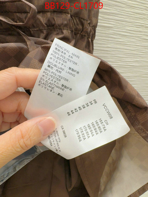Clothing-LV aaaaa+ quality replica ID: CL1709 $: 129USD