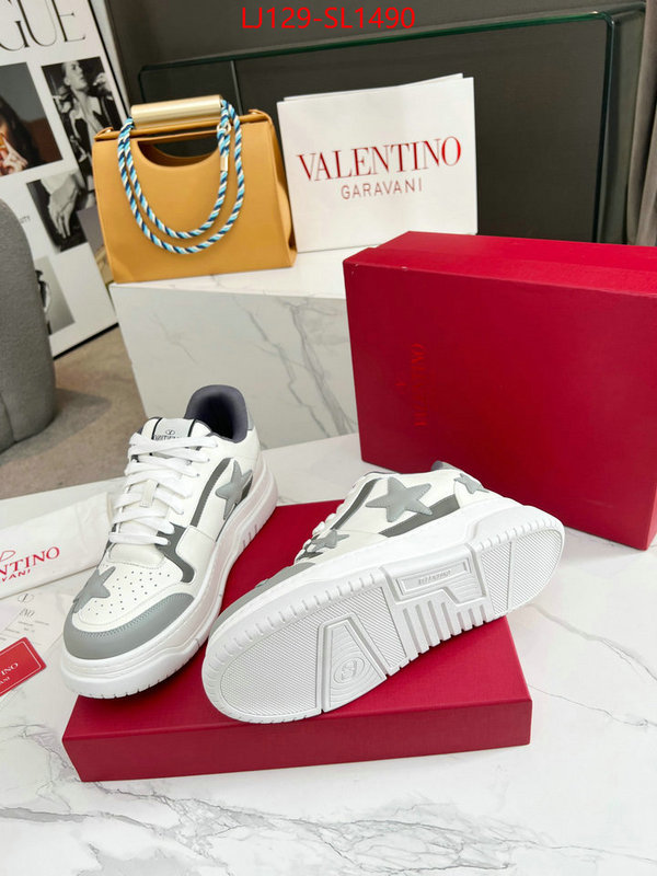 Men Shoes-Valentino mirror quality ID: SL1490 $: 129USD