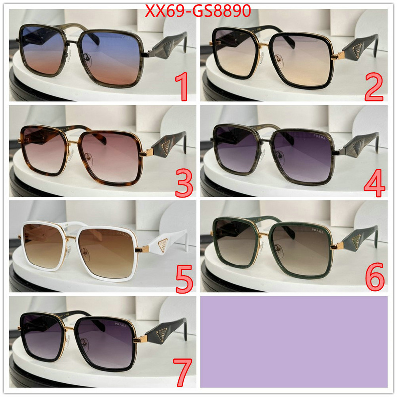 Glasses-Prada new designer replica ID: GS8890 $: 69USD