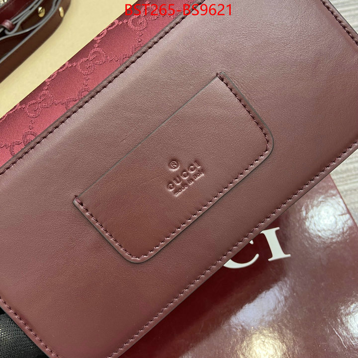 Gucci Bags(TOP)-Crossbody- what best replica sellers ID: BS9621 $: 265USD,