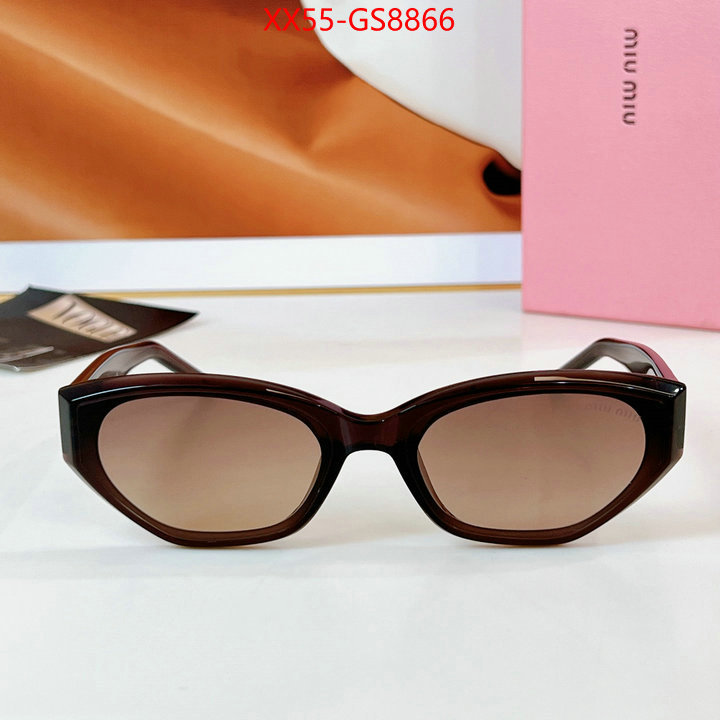 Glasses-Miu Miu luxury fashion replica designers ID: GS8866 $: 55USD