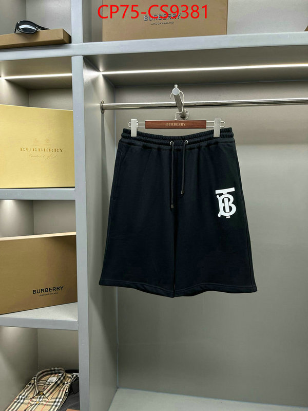 Clothing-Burberry replicas buy special ID: CS9381 $: 75USD