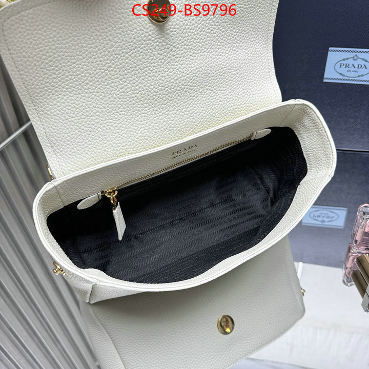 Prada Bags(TOP)-Handbag- 7 star quality designer replica ID: BS9796 $: 249USD,