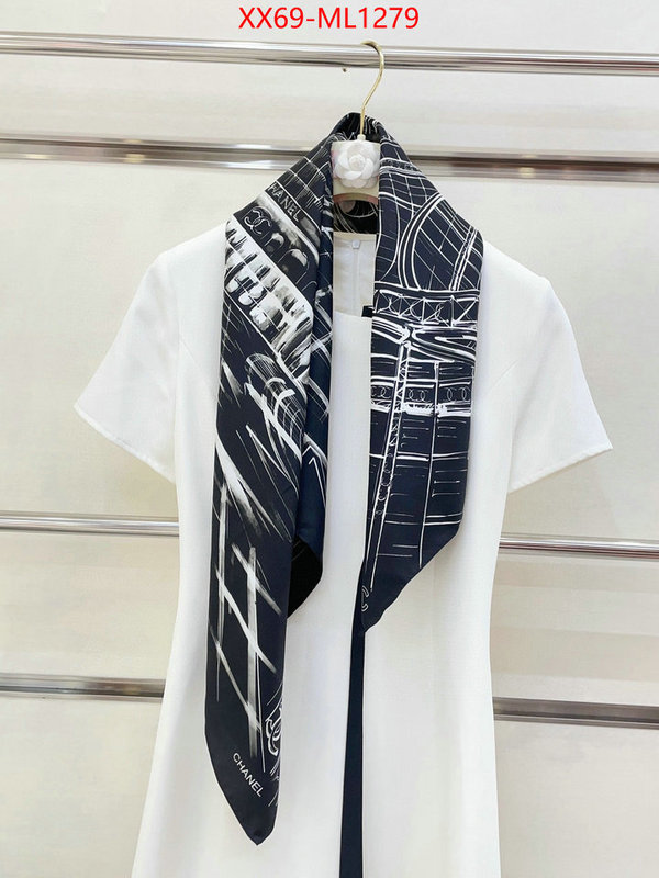 Scarf-Chanel for sale cheap now ID: ML1279 $: 69USD