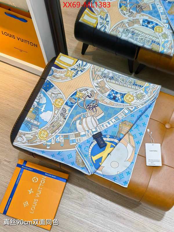 Scarf-LV brand designer replica ID: ML1383 $: 69USD