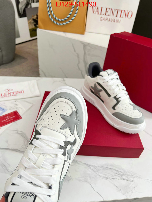 Men Shoes-Valentino mirror quality ID: SL1490 $: 129USD