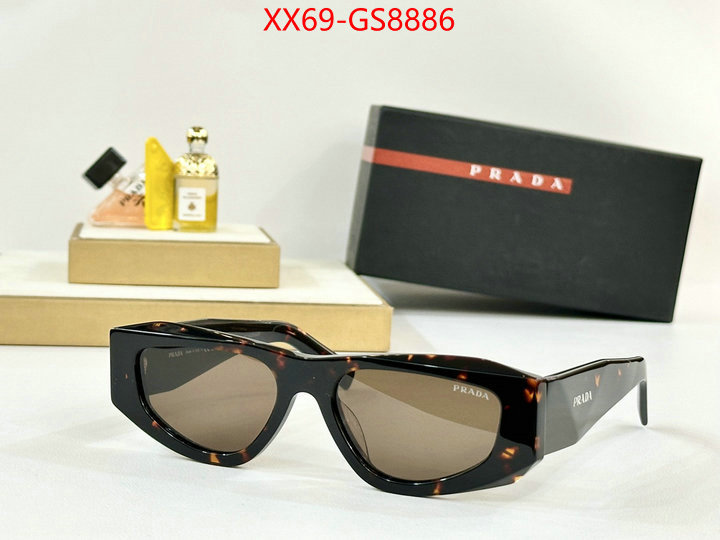 Glasses-Prada what's the best place to buy replica ID: GS8886 $: 69USD
