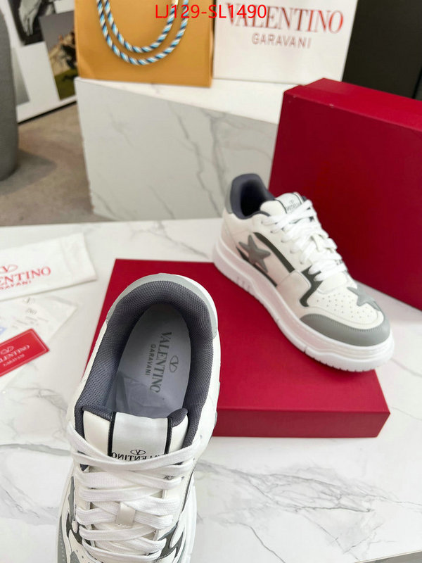 Men Shoes-Valentino mirror quality ID: SL1490 $: 129USD