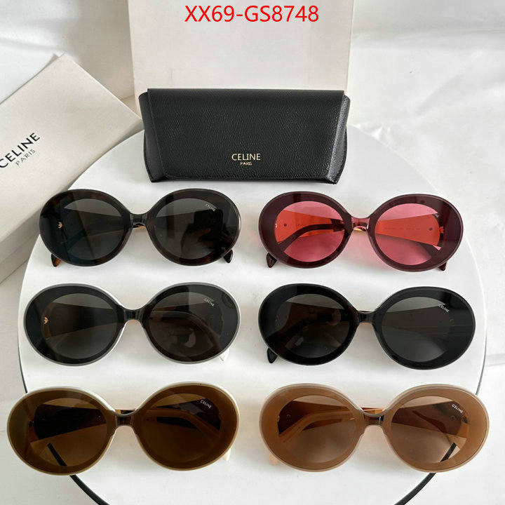 Glasses-CELINE replica 2024 perfect luxury ID: GS8748 $: 69USD