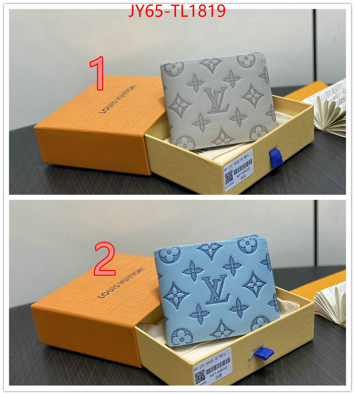 LV Bags(TOP)-Wallet new designer replica ID: TL1819 $: 65USD,