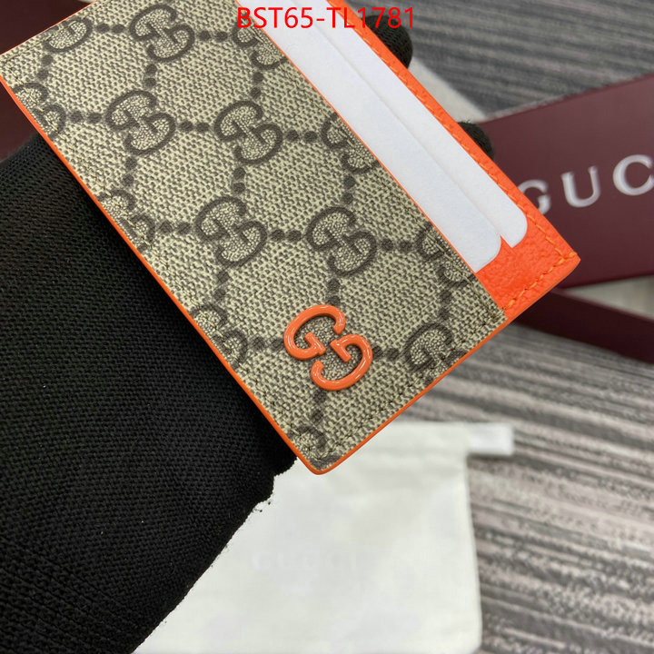 Gucci Bags(TOP)-Wallet- designer wholesale replica ID: TL1781 $: 65USD,
