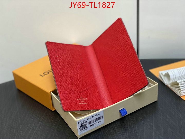 LV Bags(TOP)-Wallet replica online ID: TL1827 $: 69USD,