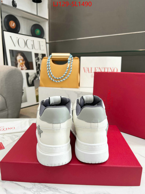 Men Shoes-Valentino mirror quality ID: SL1490 $: 129USD