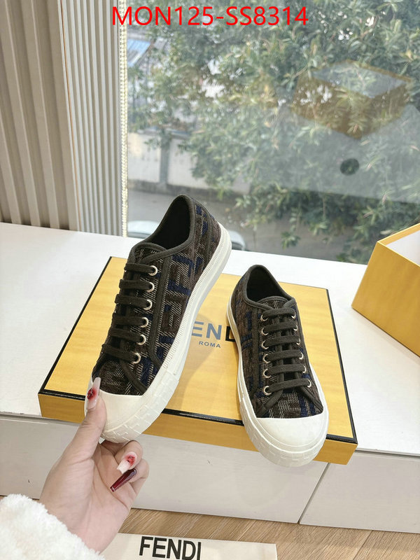 Men Shoes-Fendi best aaaaa ID: SS8314 $: 125USD