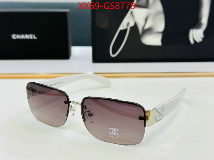 Glasses-Chanel buy best high-quality ID: GS8778 $: 69USD