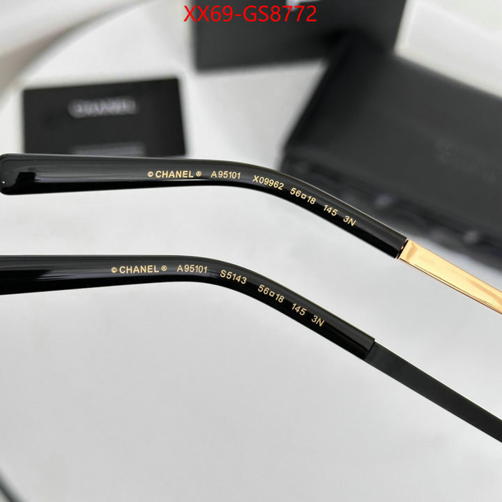 Glasses-Chanel best luxury replica ID: GS8772 $: 69USD