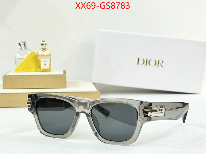 Glasses-Dior buy replica ID: GS8783 $: 69USD