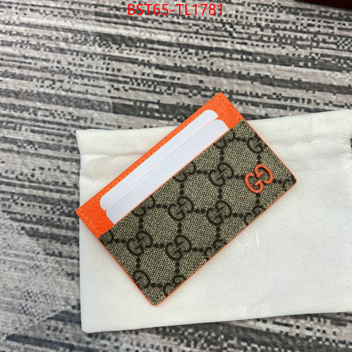 Gucci Bags(TOP)-Wallet- designer wholesale replica ID: TL1781 $: 65USD,