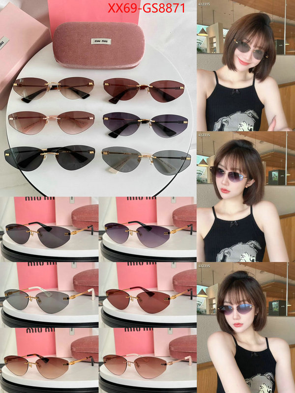 Glasses-Miu Miu best luxury replica ID: GS8871 $: 69USD