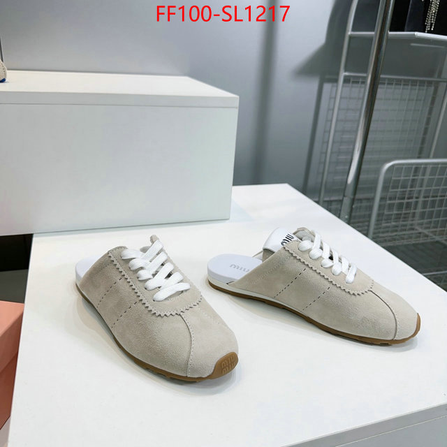 Women Shoes-Miu Miu designer 1:1 replica ID: SL1217 $: 100USD